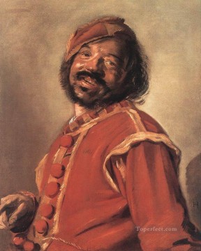 Frans Hals Painting - Retrato mulato Siglo de Oro holandés Frans Hals